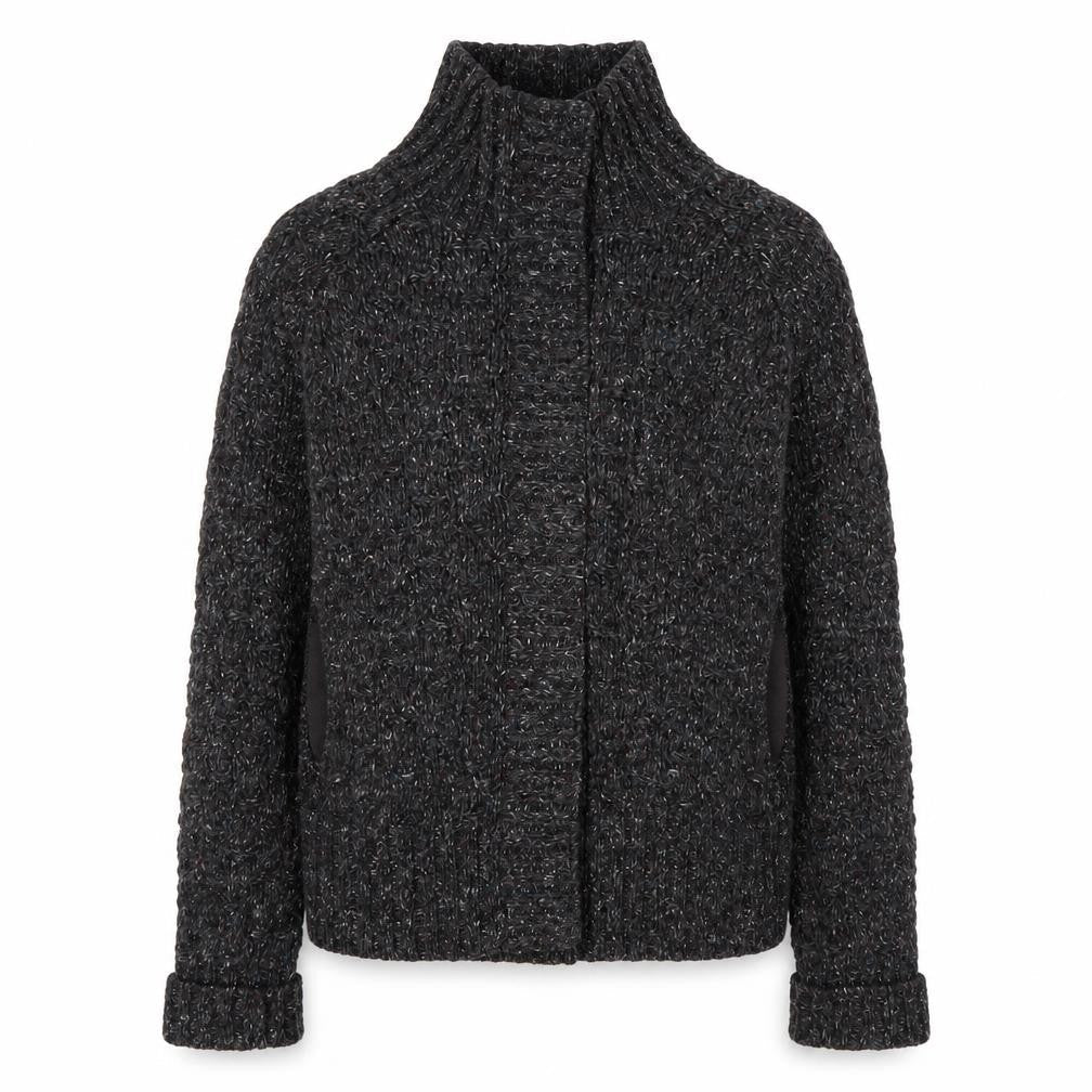 Womens UK Size 6 Unknown Grey Full Zip Jumper