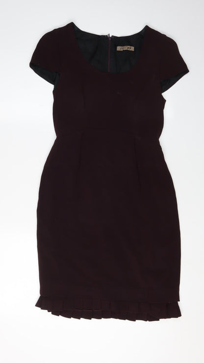 Jigsaw Women's Purple Sheath Dress - Size 10