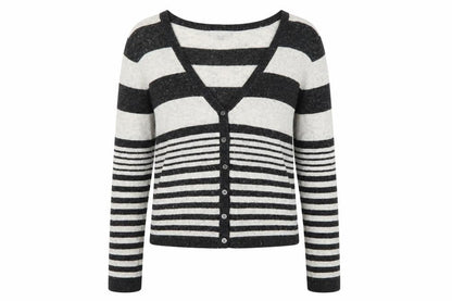 Womens UK Size M KEW Black Cardigan Jumper