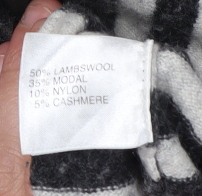 Womens UK Size M KEW Black Cardigan Jumper