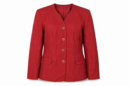 Womens UK Size 12 Eastex Regular Red Suit Jacket