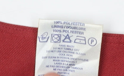 Eastex Women's Red Suit Jacket, Size 12, Four-Button