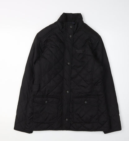 Womens UK Size 10 Regatta Black Quilted Coat