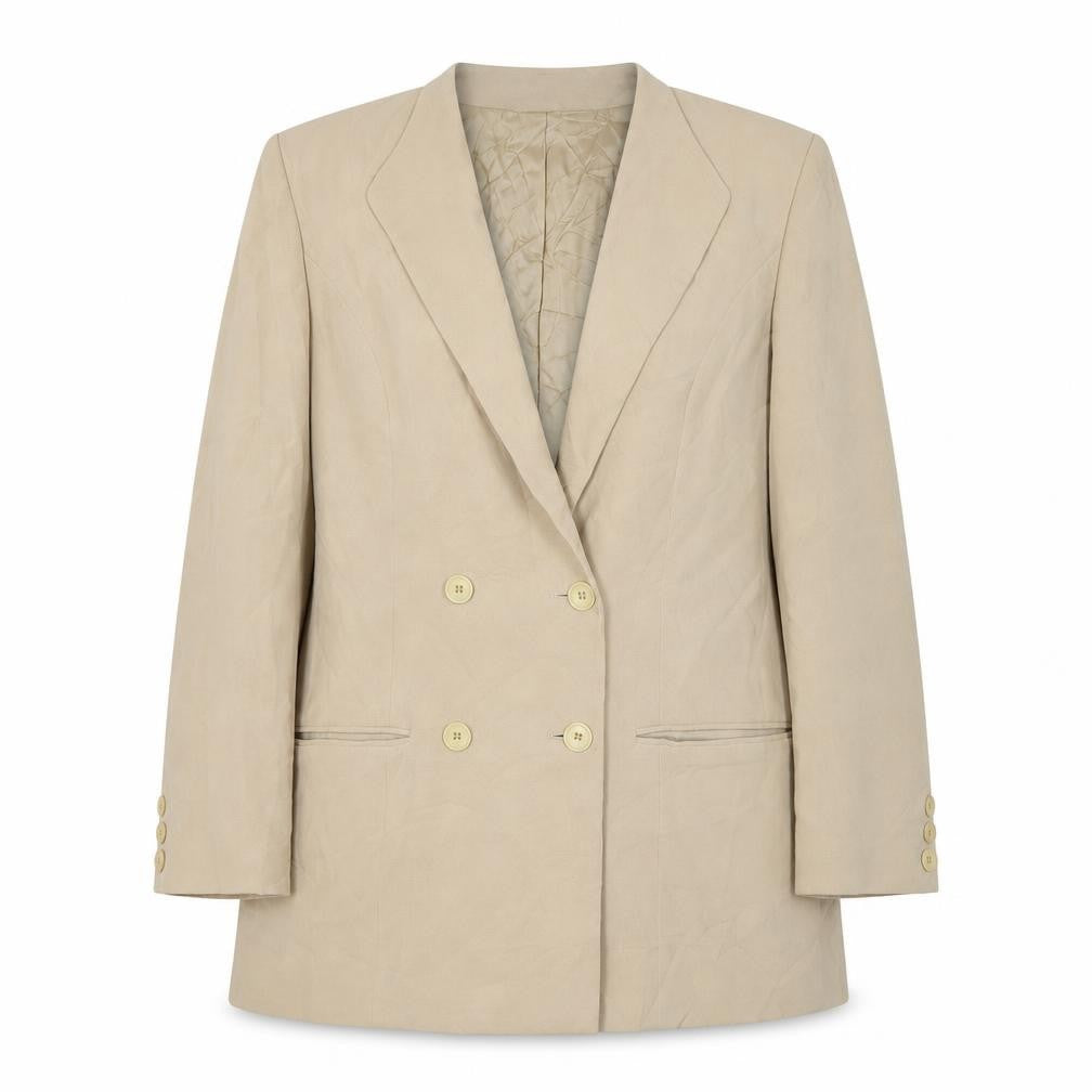 Womens UK Size 12 Alexon Regular Beige Suit Jacket