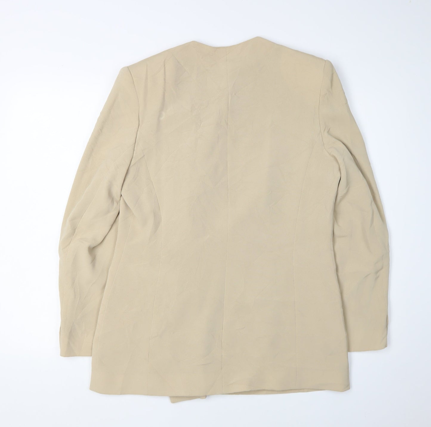 Womens UK Size 12 Alexon Regular Beige Suit Jacket