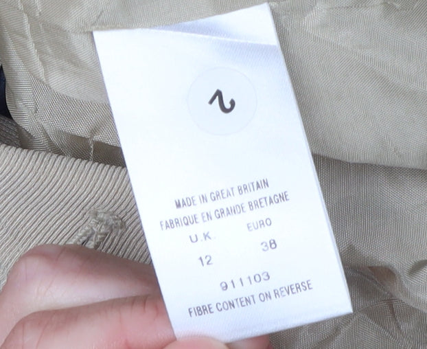 Womens UK Size 12 Alexon Regular Beige Suit Jacket