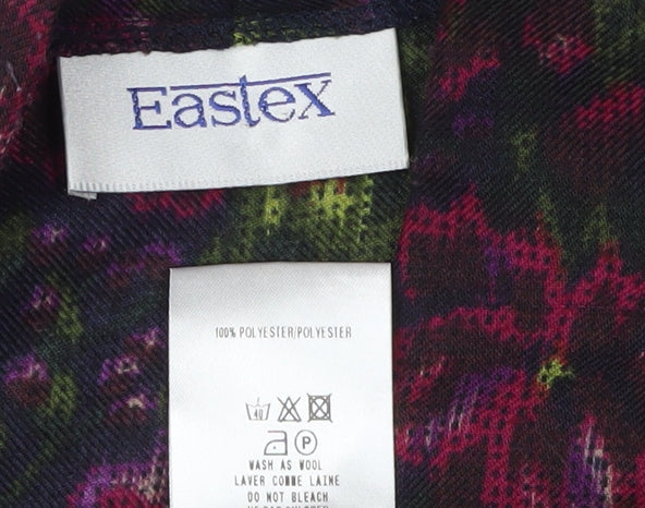 Womens UK Size 10 Eastex Multicoloured  Blouse