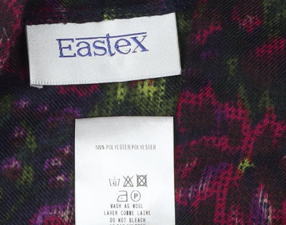 Womens UK Size 10 Eastex Multicoloured  Blouse