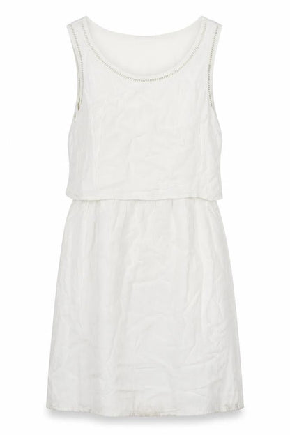 Jacqueline de Yong Women's Ivory Shift Dress, Size 10