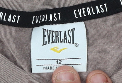 Everlast Women's Brown Sleeveless Tank Top Size 12