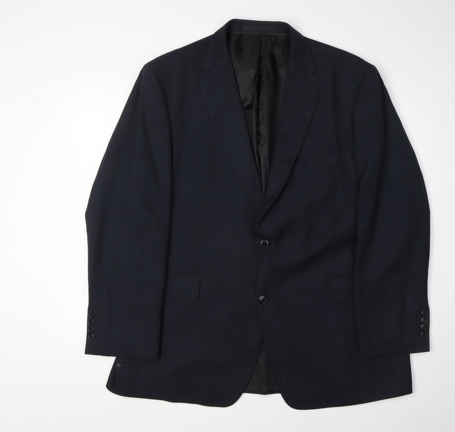 Mens UK Size 46 Dehavilland Regular Blue Suit Jacket