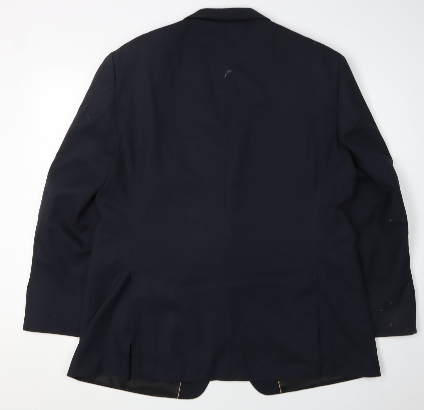 Mens UK Size 46 Dehavilland Regular Blue Suit Jacket