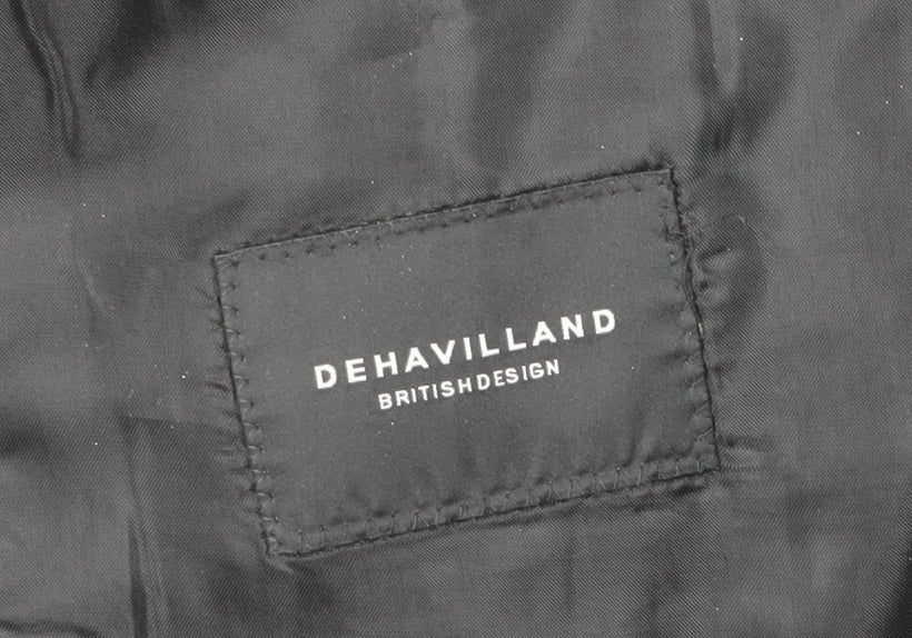 Mens UK Size 46 Dehavilland Regular Blue Suit Jacket