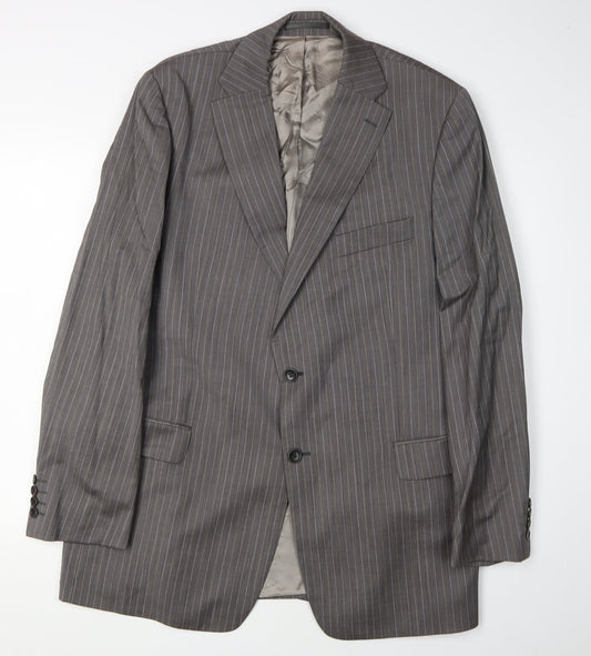 Mens UK Size 46 Van Gils Regular Grey Suit Jacket