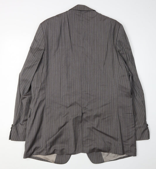 Mens UK Size 46 Van Gils Regular Grey Suit Jacket