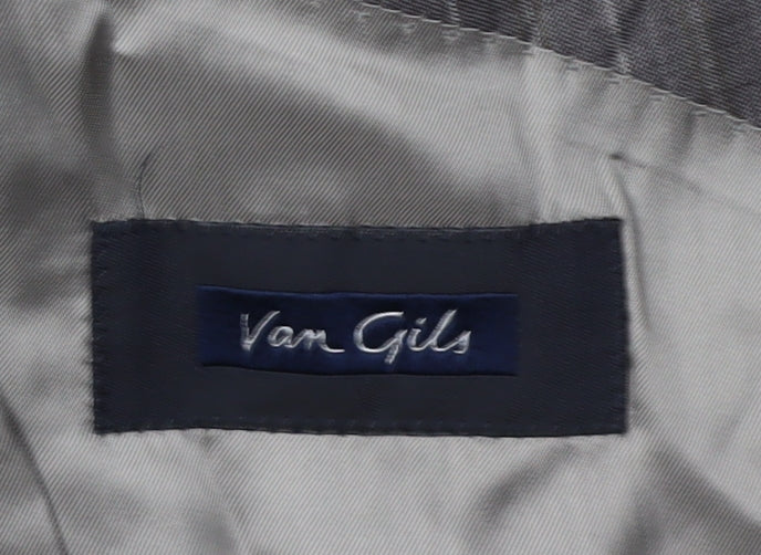 Mens UK Size 46 Van Gils Regular Grey Suit Jacket