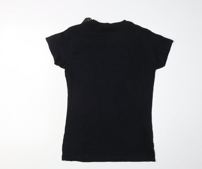 Womens UK Size L UFC Black Basic T-Shirt