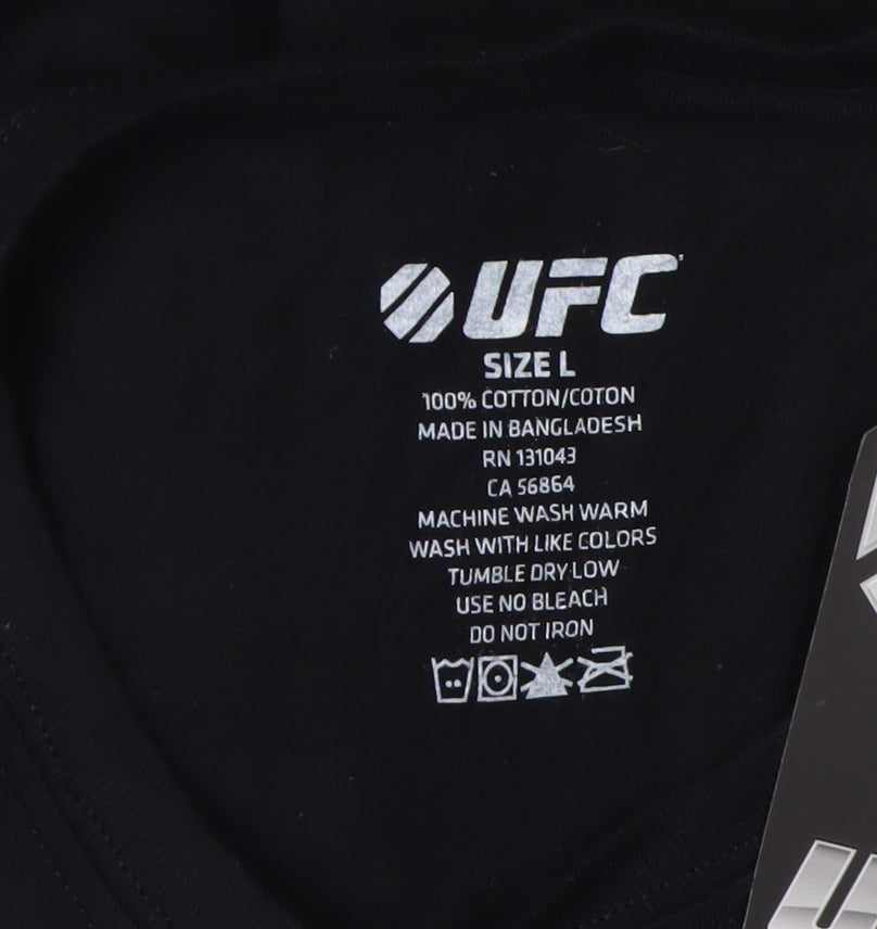Womens UK Size L UFC Black Basic T-Shirt