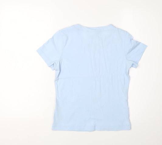 Adidas Women's Blue T-Shirt Size 10