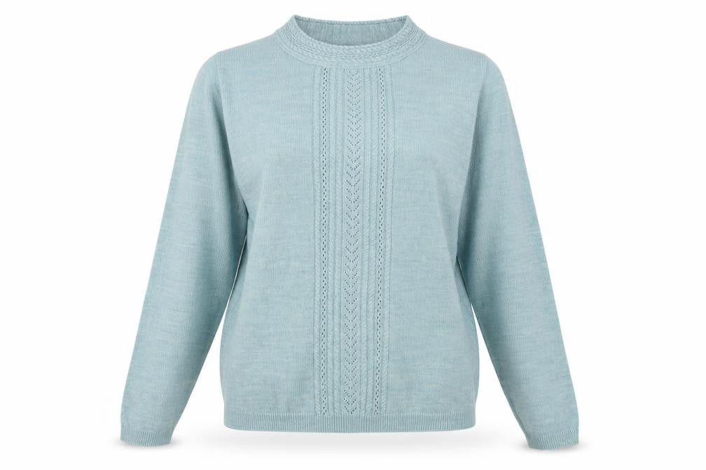 Womens UK Size 10-12 Honor Millburn Blue Pullover Jumper