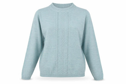 Womens UK Size 10-12 Honor Millburn Blue Pullover Jumper