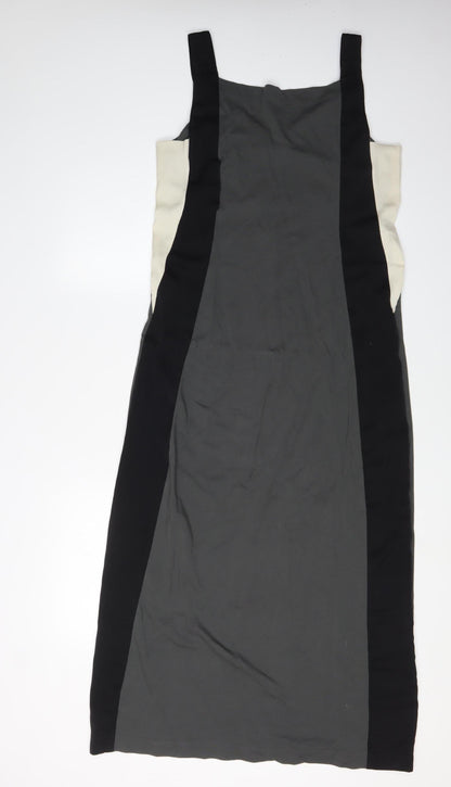 Jigsaw Women's Black Shift Dress - M Viscose Blend