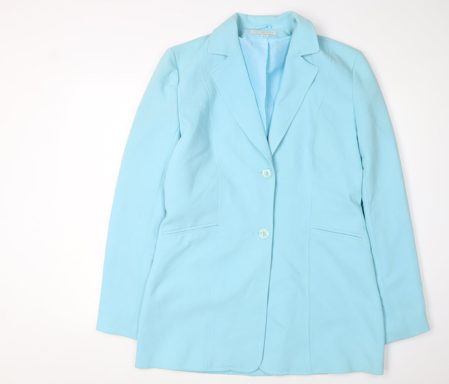 Long Tall Sally Blue Blazer, Women's Size 14, Lined