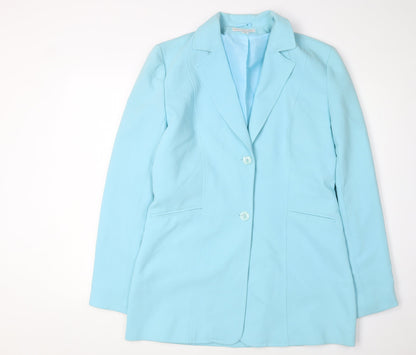 Long Tall Sally Blue Blazer, Women's Size 14, Lined