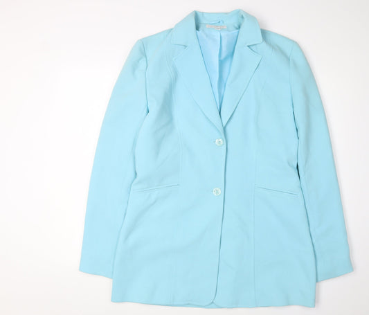 Long Tall Sally Blue Blazer, Women's Size 14, Lined