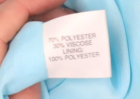 Long Tall Sally Blue Blazer, Women's Size 14, Lined