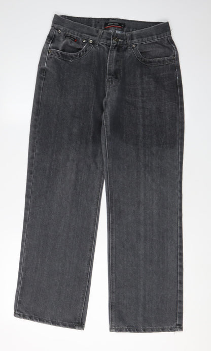 Mens UK Size 30S Pierre Cardin Regular Fit Straight Grey Jeans