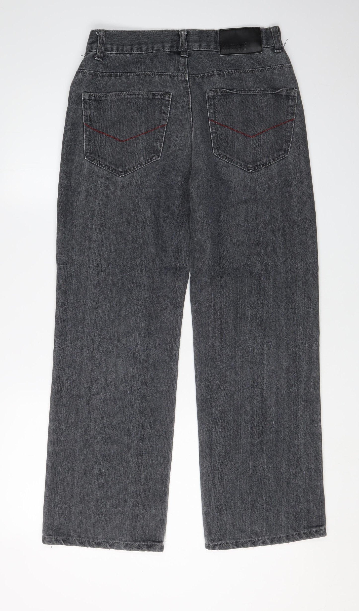 Mens UK Size 30S Pierre Cardin Regular Fit Straight Grey Jeans