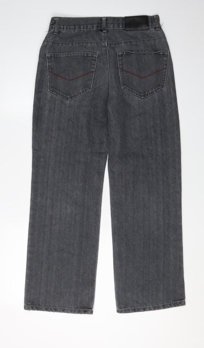 Mens UK Size 30S Pierre Cardin Regular Fit Straight Grey Jeans
