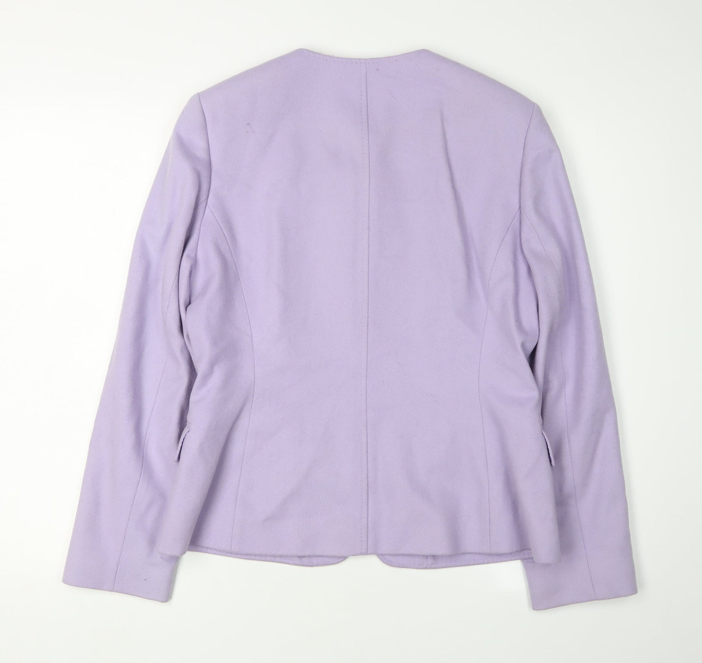 Windsmoor Women’s Purple Wool Blazer Jacket, Size 10