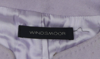 Windsmoor Women’s Purple Wool Blazer Jacket, Size 10