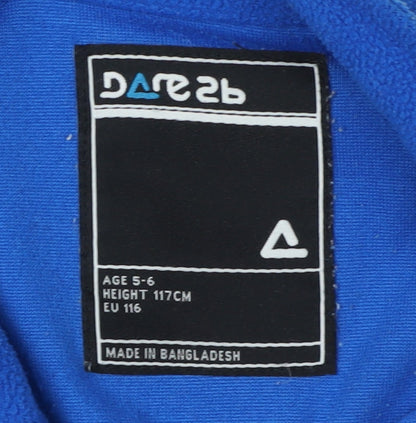 Dare 2b Boys Blue Fleece 1/2 Zip Sweatshirt, Size 5-6 Years
