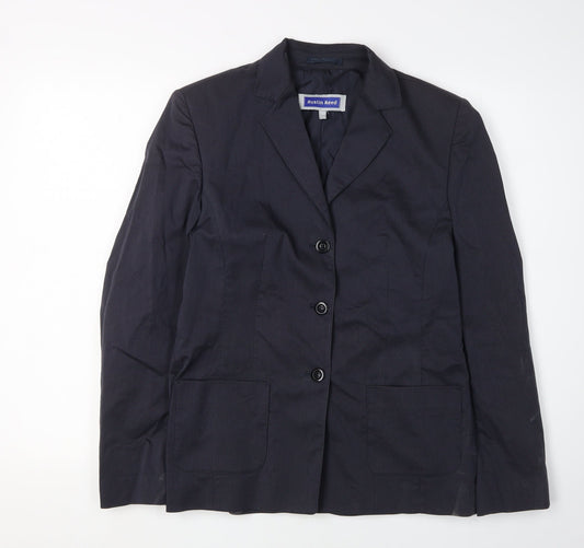 Austin Reed Women's Black Pinstripe Suit Jacket Size 10