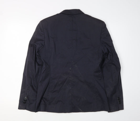 Austin Reed Women's Black Pinstripe Suit Jacket Size 10