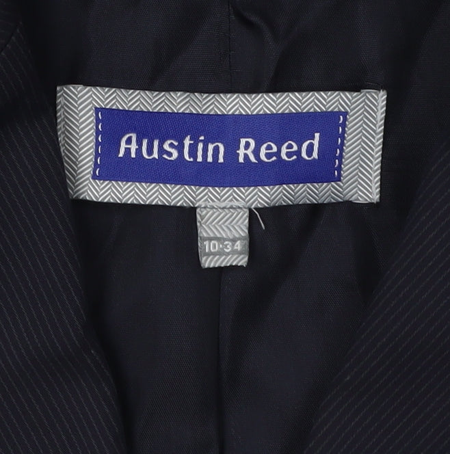 Austin Reed Women's Black Pinstripe Suit Jacket Size 10