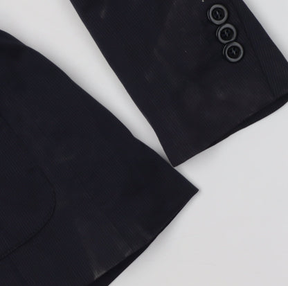 Austin Reed Women's Black Pinstripe Suit Jacket Size 10