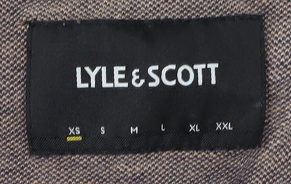 Lyle & Scott Men's Brown Polo Shirt XS Short Sleeve Cotton