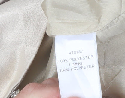 Womens UK Size 12 Viyella  Dress Pants Beige Trousers