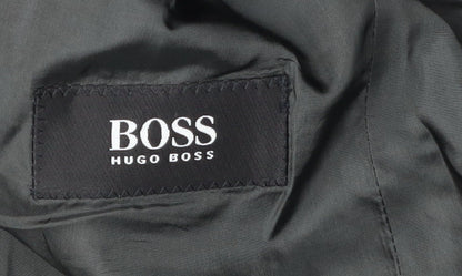 Mens UK Size 38 HUGO BOSS Regular Black Suit Jacket