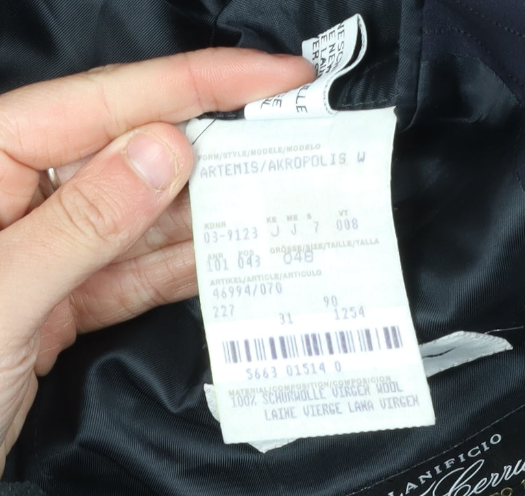 Mens UK Size 38 HUGO BOSS Regular Blue Suit Jacket