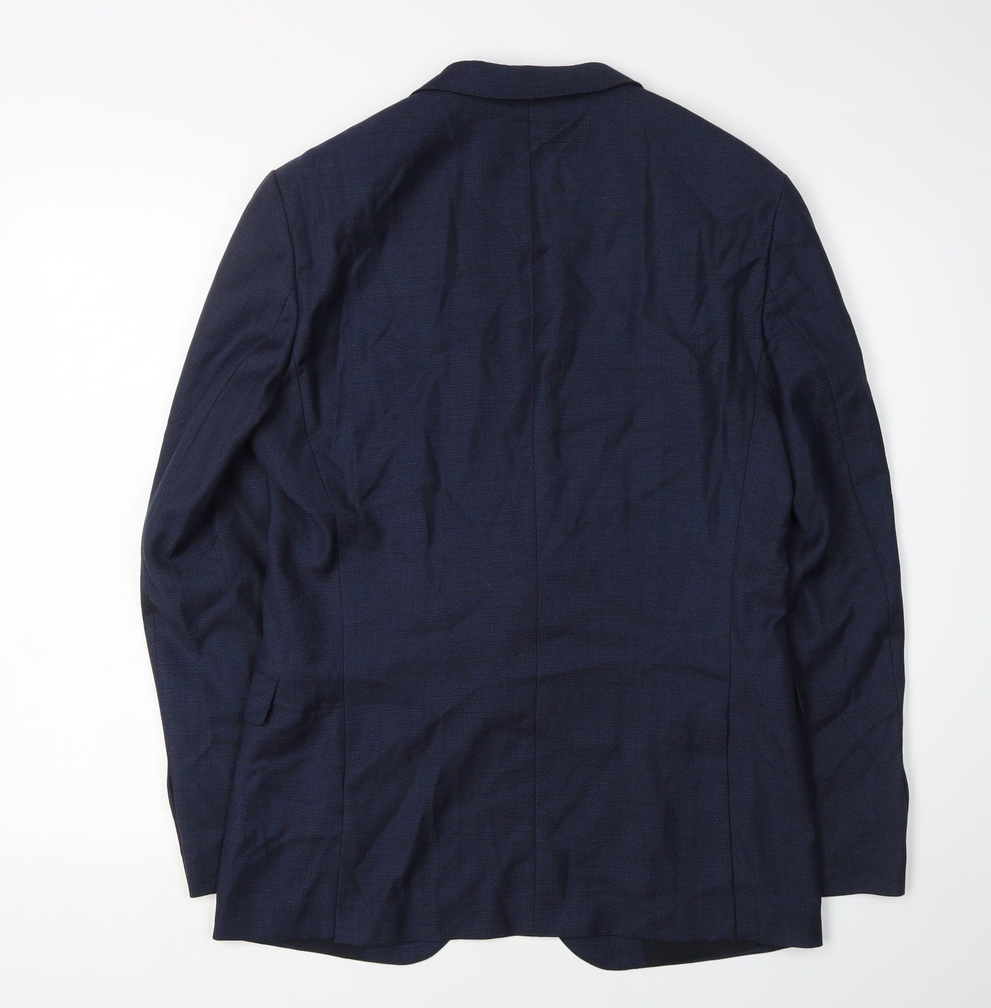 Mens UK Size 38 HUGO BOSS Regular Blue Suit Jacket