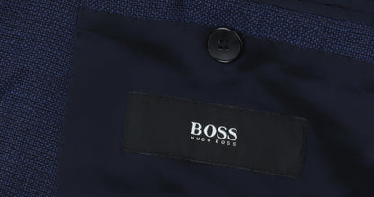 Mens UK Size 38 HUGO BOSS Regular Blue Suit Jacket