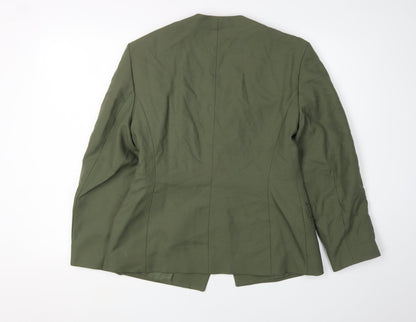 Eastex Women's Green Suit Jacket Size 12 Lined
