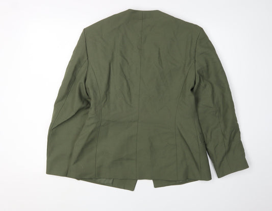 Eastex Women's Green Suit Jacket Size 12 Lined