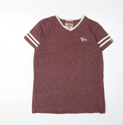 Tokyo Laundry Boys Red T-Shirt, V-Neck Short Sleeve, Size 13