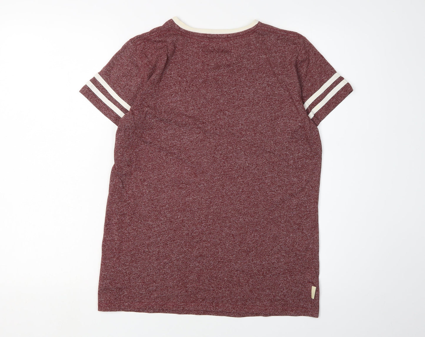 Tokyo Laundry Boys Red T-Shirt, V-Neck Short Sleeve, Size 13